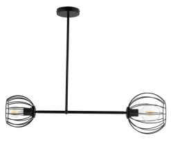Deckenleuchten|Kugellampen*Sigma Deckenlampe E27 Schwarz Metall Esstisch RASHA
