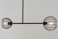 Deckenleuchten|Kugellampen*Sigma Deckenlampe E27 Schwarz Metall Esstisch RASHA