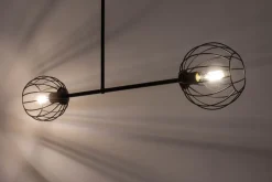 Deckenleuchten|Kugellampen*Sigma Deckenlampe E27 Schwarz Metall Esstisch RASHA