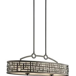 Deckenleuchten|Schlafzimmer Lampen*Elstead Deckenlampe Esstisch 91 cm lang in Bronze antik