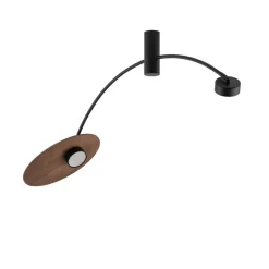 Deckenleuchten|Esszimmer Lampen*Nowodvorski Deckenlampe 2-flammig GX53 Schwarz Holz B: 110 cm