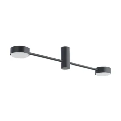 Nowodvorski Deckenlampe 2-flammig GX53 Schwarz Metall Modern 68 cm lang< Deckenleuchten|Flurlampen