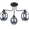 Sollux Deckenlampe 3-flammig Schwarz Rauchglas E27 Modern< Deckenleuchten|Moderne Lampen