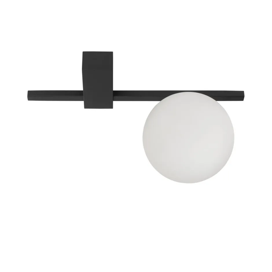 Deckenleuchten|Flurlampen*Nowodvorski Deckenlampe G9 Schwarz Weiß Glas Aluminium Modern