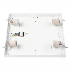 Deckenleuchten|Flurlampen*Lamkur Deckenlampe Glas blendarm Holz Pinie E27 B:38,5 cm