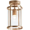 Steinhauer Deckenlampe Glas Metall in Bronze Ø16 cm E27 Klassisch< Deckenleuchten|Badezimmer Lampe
