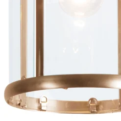 Steinhauer Deckenlampe Glas Metall in Bronze Ø16 cm E27 Klassisch< Deckenleuchten|Badezimmer Lampe