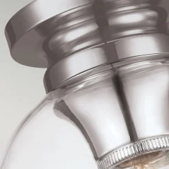 Elstead Deckenlampe Glas Metall Kugelschirm Ø22cm E27 FINYA< Deckenleuchten|Flurlampen