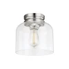 Elstead Deckenlampe Glas Vintage Design Ø23cm E27 BASRA< Deckenleuchten|Flurlampen