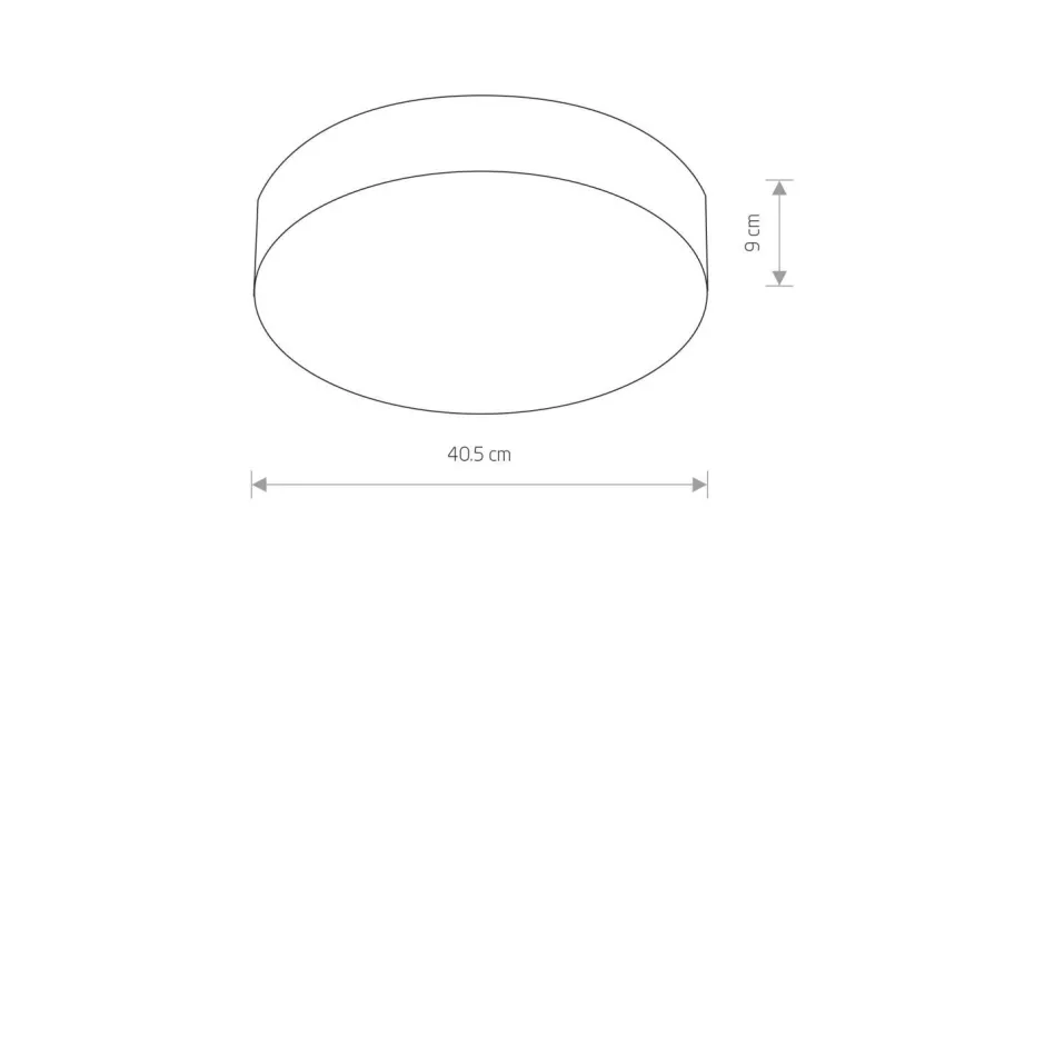 Deckenleuchten|Flurlampen*Nowodvorski Deckenlampe Grau 3x E14 Ø 40,5 cm rund blendarm