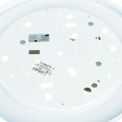 Lamkur Deckenlampe groß Holz Glas Ø37cmSchlafzimmer< Holzlampen|Moderne Lampen