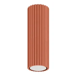 Flurlampen|Wohnzimmerlampen*Sollux Deckenlampe GU10 H: 20 cm Ø 6,5 cm klein Rot Aufputz Modern