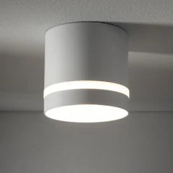 Nowodvorski Deckenlampe GX53 Ø 8,5 cm Weiß Aluminium Spot klein< Spots|Flurlampen