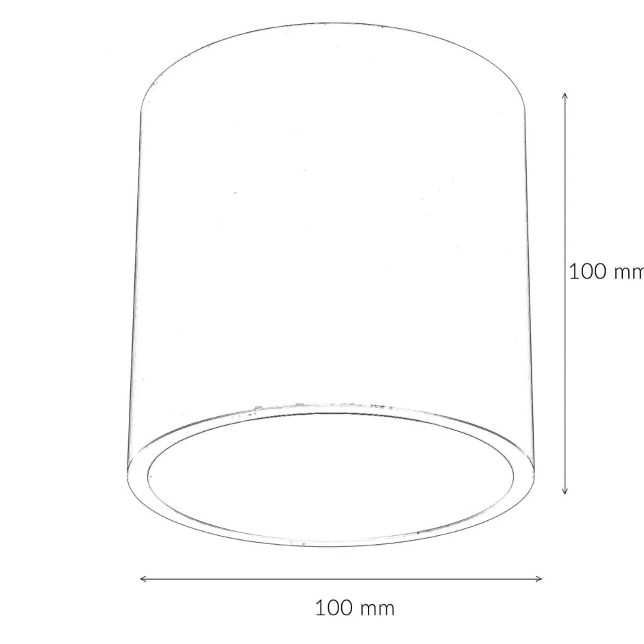 Sollux Deckenlampe Holz Ø10cm klein rund GU10 Modern< Holzlampen|Spots