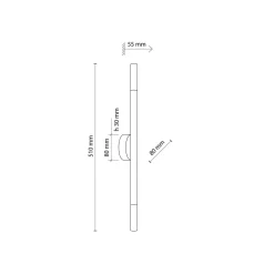 Deckenleuchten|Flurlampen*TK Lighting Deckenlampe Holz Glas 2-flammig G9 länglich 51 cm H: 5,5 cm