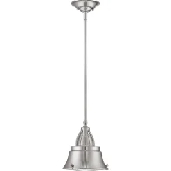 Deckenleuchten|Flurlampen*Elstead Deckenlampe Industrial Metall Glas in Nickel DEBIELA