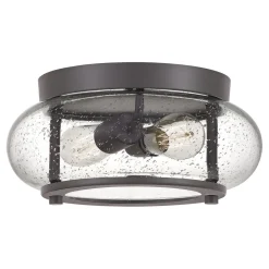 Elstead Deckenlampe innen rund 30,5 cm Glasschirm FELI< Wohnzimmerlampen|Glaslampen