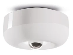 Wohnzimmerlampen|Keramiklampen*Ferroluce Deckenlampe Keramik rund Ø 27 cm Weiß E27 Retro Design