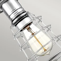 Deckenleuchten|Flurlampen*Elstead Deckenlampe klein Metall Ø 14,5 cm in Chrom poliert Vintage