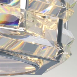 Elstead Deckenlampe Kristall Metall rund Ø48cm E27 BERSIVA< Deckenleuchten|Flurlampen