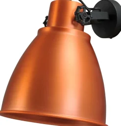 Spots|Wandleuchten*Masterlight Deckenlampe Kupfer Industrie Design großer Schirm