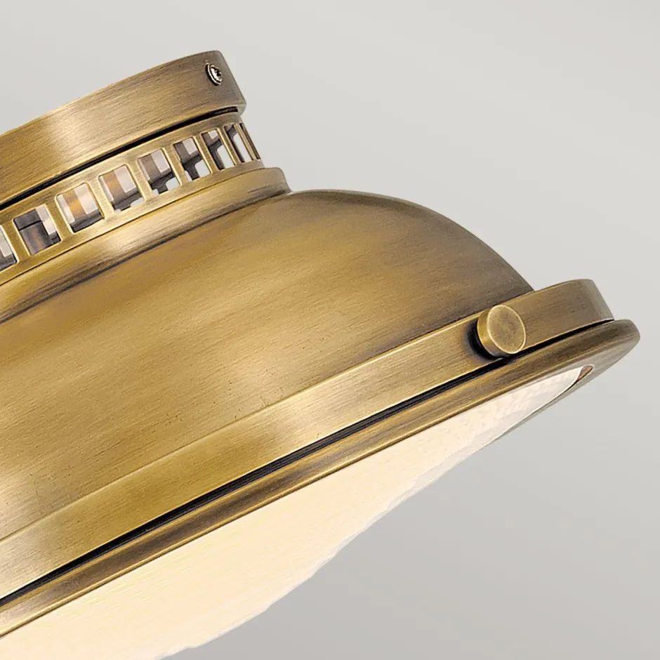 Deckenleuchten|Flurlampen*Elstead Deckenlampe Messing antik 2x E27 Ø 32 cm Industrial Design