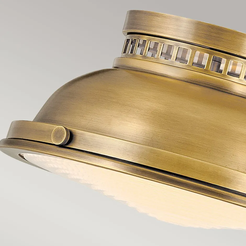 Deckenleuchten|Flurlampen*Elstead Deckenlampe Messing antik 2x E27 Ø 32 cm Industrial Design