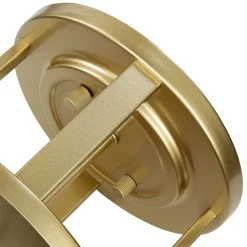 Elstead Deckenlampe Messing Creme 3x E27 Ø 34 cm rund SHOJI< Wohnzimmerlampen|Glaslampen