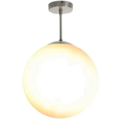 Giovanni Battista Deckenlampe Messing Glas Kugelschirm Messing Ø 30 cm Premium< Deckenleuchten|Flurlampen