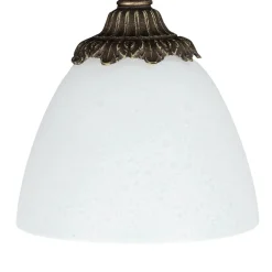 Deckenleuchten|Flurlampen*Giovanni Battista Deckenlampe Messing Glas Jugendstil Handarbeit edel