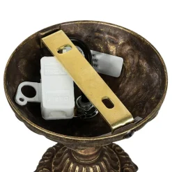 Deckenleuchten|Flurlampen*Giovanni Battista Deckenlampe Messing Glas Jugendstil Handarbeit edel