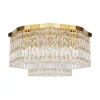 Maytoni Deckenlampe Metall E14 45 cm breit in Gold rund INGA< Deckenleuchten|Flurlampen