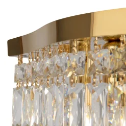 Maytoni Deckenlampe Metall E14 45 cm breit in Gold rund INGA< Deckenleuchten|Flurlampen