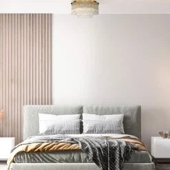 Maytoni Deckenlampe Metall E14 45 cm breit in Gold rund INGA< Deckenleuchten|Flurlampen