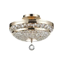 Maytoni Deckenlampe Metall E14 D: 32 cm in Gold antik 3-flammig< Deckenleuchten|Flurlampen