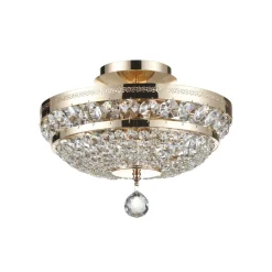 Maytoni Deckenlampe Metall E14 D: 32 cm in Gold antik 3-flammig< Deckenleuchten|Flurlampen