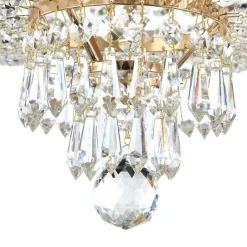 Maytoni Deckenlampe Metall E27 D: 40 cm rund in Gold antik PAUL< Deckenleuchten|Esszimmer Lampen