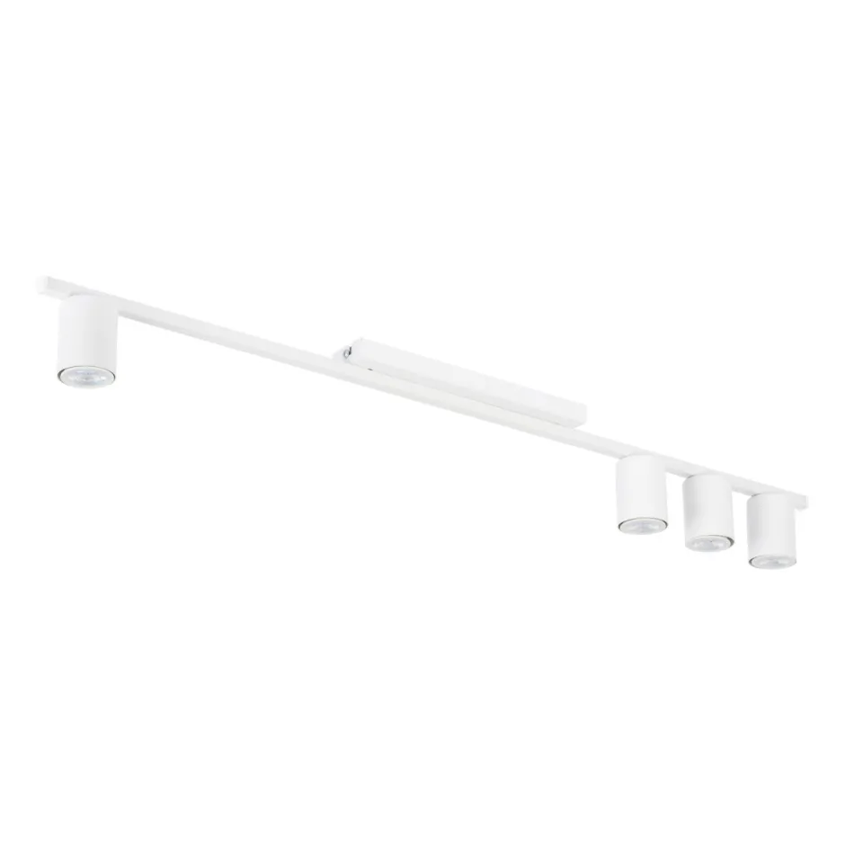 Deckenleuchten|Flurlampen*TK Lighting Deckenlampe Metall 3-flammig Weiß 100 cm lang Metall