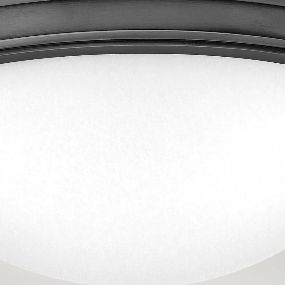 Deckenleuchten|Flurlampen*Elstead Deckenlampe Metall Glas D: 34,6 cm rund 2x E27