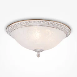 Maytoni Deckenlampe Metall Glas E27 rund D: 35 cm 3-flammig< Deckenleuchten|Flurlampen