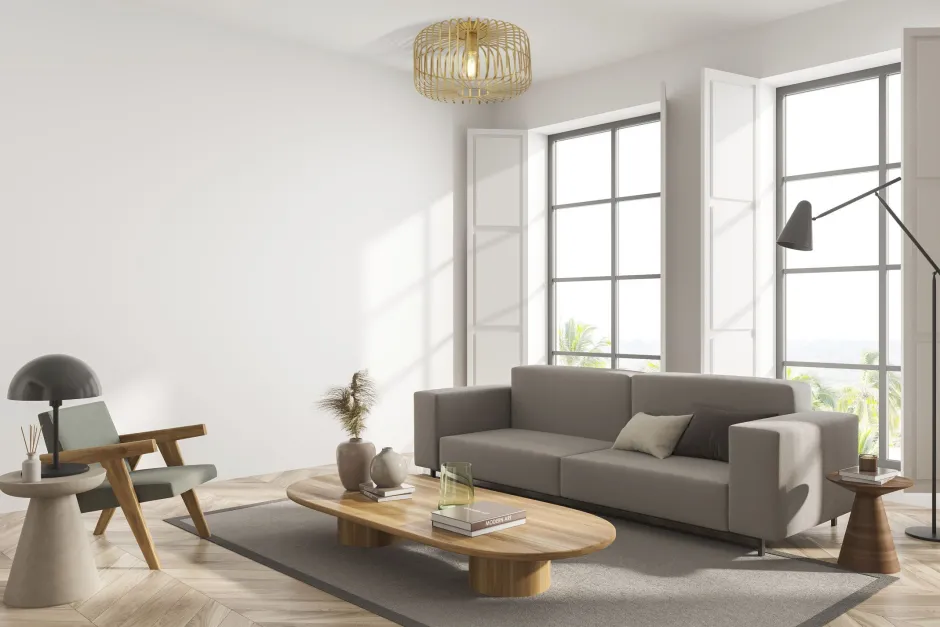 Searchlight Deckenlampe Metall in Gold E27 Ø 40 cm rund Retro Design< Retro Lampen|Küchenlampen