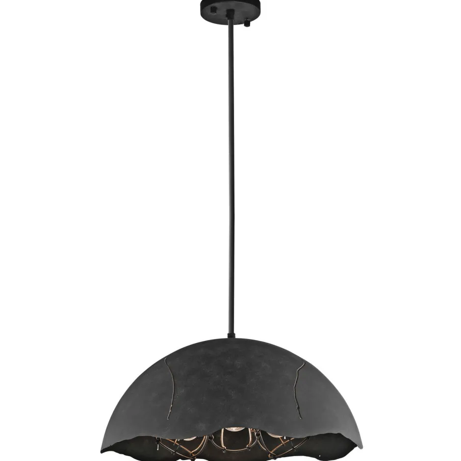 Elstead Deckenlampe Metall Industrial Design Ø49,5cm OLATILA< Deckenleuchten|Industrie Lampen