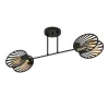 Emibig Deckenlampe Metall Schwarz 86 cm lang Modern CADMUS< Deckenleuchten|Moderne Lampen