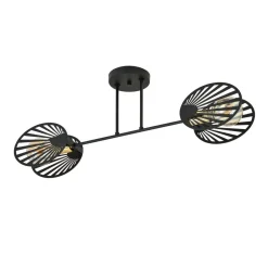 Emibig Deckenlampe Metall Schwarz 86 cm lang Modern CADMUS< Deckenleuchten|Moderne Lampen