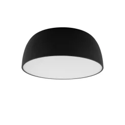 Nowodvorski Deckenlampe Metall Schwarz gemütlich E27 Ø38 cm 3-flmg< Deckenleuchten|Flurlampen