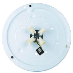 TK Lighting Deckenlampe Metall Stoff rund Ø 60 cm Schwarz Gold< Stofflampen|Moderne Lampen