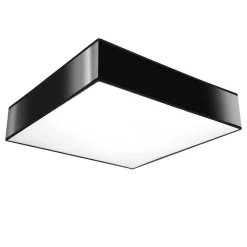Sollux Deckenlampe Modern 55 cm breit Schwarz 4x E27 blendarm< Wohnzimmerlampen|Moderne Lampen