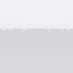 Flurlampen|Wohnzimmerlampen*Sollux Deckenlampe Modern Weiß 117 cm schwenkbar 6x GU10 Aluminium