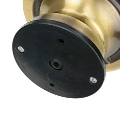 Metall Lampen|Messinglampen*Lido Deckenlampe Outdoor Echt-Messing Glas IP54 Maritim