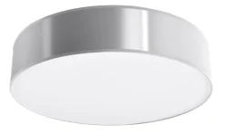 Deckenleuchten|Flurlampen*Sollux Deckenlampe rund Ø 55 cm Grau 4x E27 blendarm ATISS
